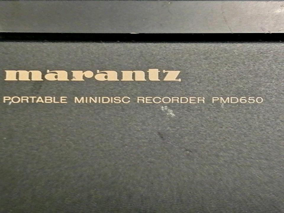 MARANTZ PMD650, portable Minidisc-Recorder, DEFEKT!!!