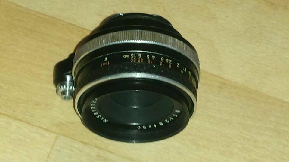 JENA Nr. 5812122 Objektiv T 1:2.8 f=50, guter Zustand