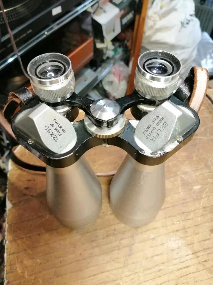 SELFLIX 12x50 Fernglas, silberfarben!