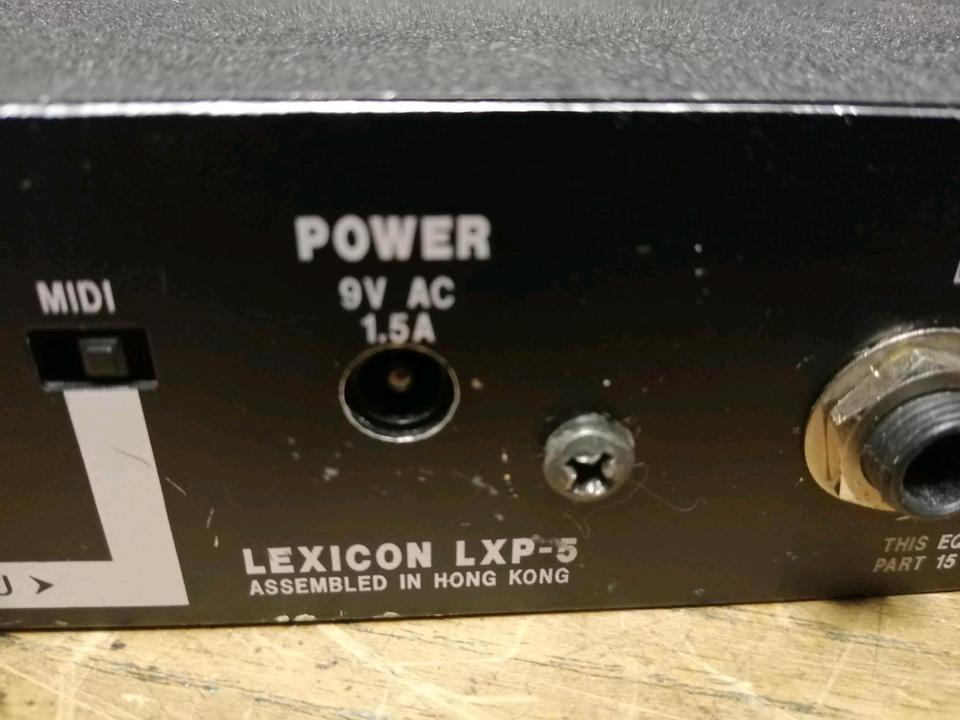 LEXICON LXP-5, Multi-Midi-Effectprocessor mit Universal-Adapter!!