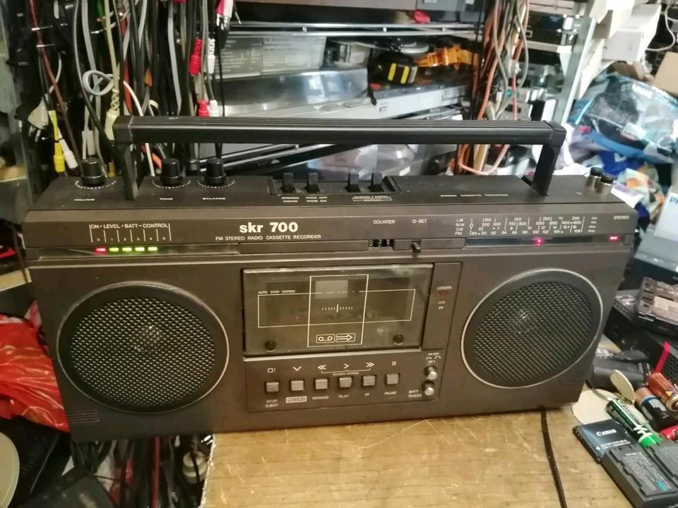 RFT SKR 700, Radio-Cassetten-Recorder, NEUER Antriebsriemen!!