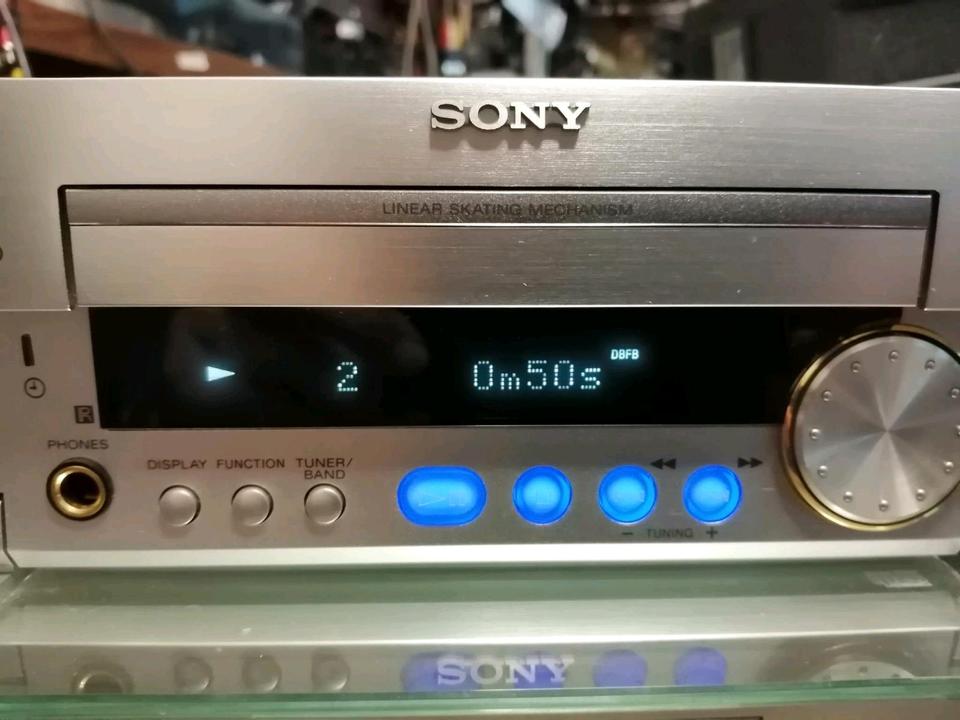 SONY HCD-SD1 CD-Receiver + MDS-SD1 MiniDisc-Deck, OHNE Boxen!!!