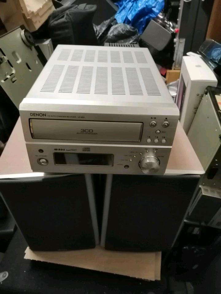 DENON UD-M50, 3fach-CD-Wechsler + 2 DENON Boxen SC-35