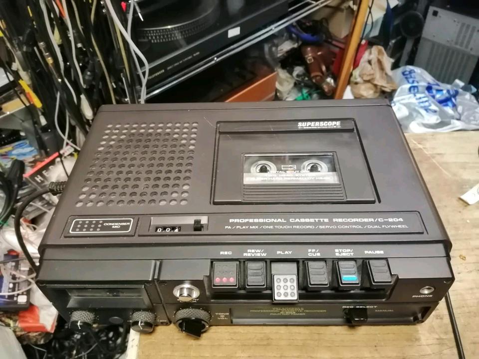 SUPERSCOPE by MARANTZ C-204, Cassetten-Recorder!