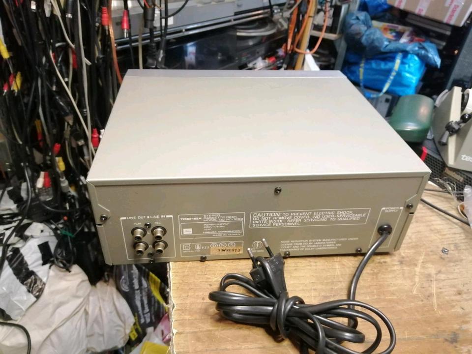 TOSHIBA PC-1200, Stereo Cassetten-Deck, DEFEKT!!!
