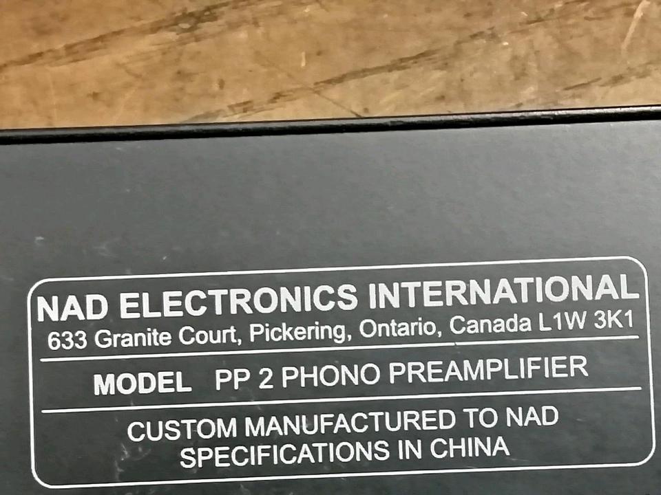 NAD Phono Preamp PP2, Vorverstärker mit NEUEN Adapter!!!