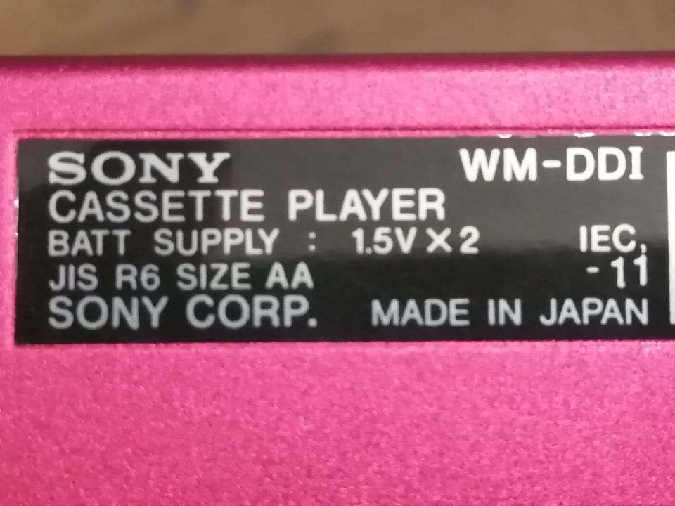 SONY WM-DDI, Walkman OHNE Adapter, DEFEKT!!!