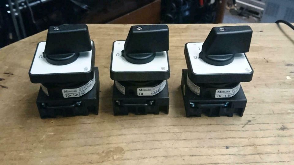 3x MOELLER TO-1-8240 Schalter, NEU, aber OHNE Originalkarton!