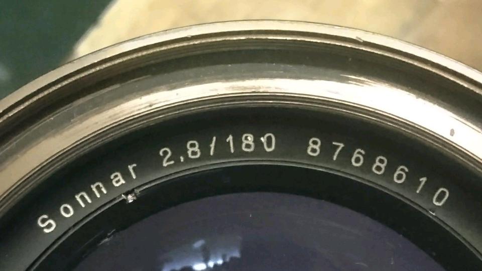 CARL ZEISS JENA Objektiv SONNAR 2,8/180