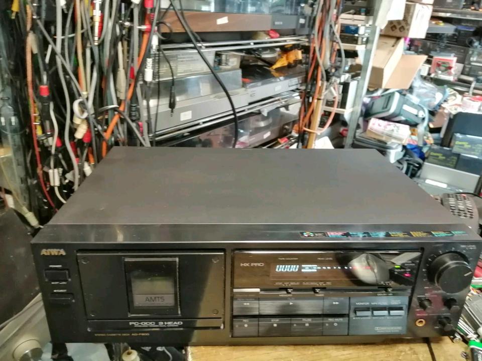 AIWA AD-F800Z, Stereo Cassetten-Deck, etwas DEFEKT!!!