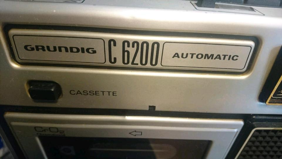 GRUNDIG C6200, Automatic, Radio-Cassetten-Recorder, etwas DEFEKT!