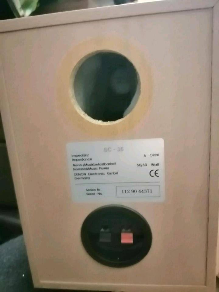 DENON UD-M50, 3fach-CD-Wechsler + 2 DENON Boxen SC-35