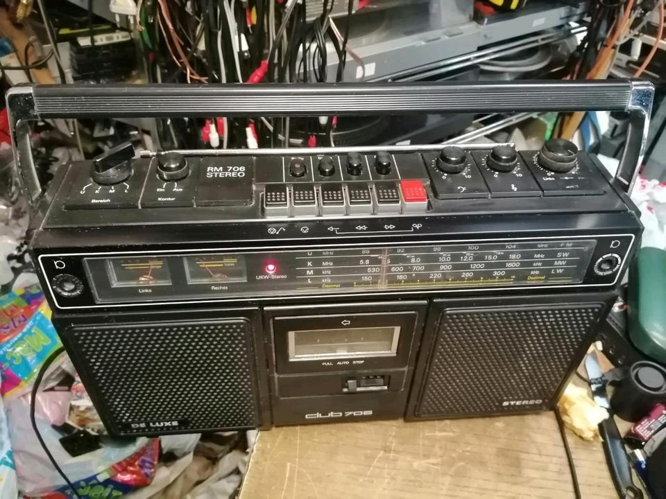 SIEMENS CLUB RM706, Radio-Cassetten-Recorder, etwas DEFEKT!!!
