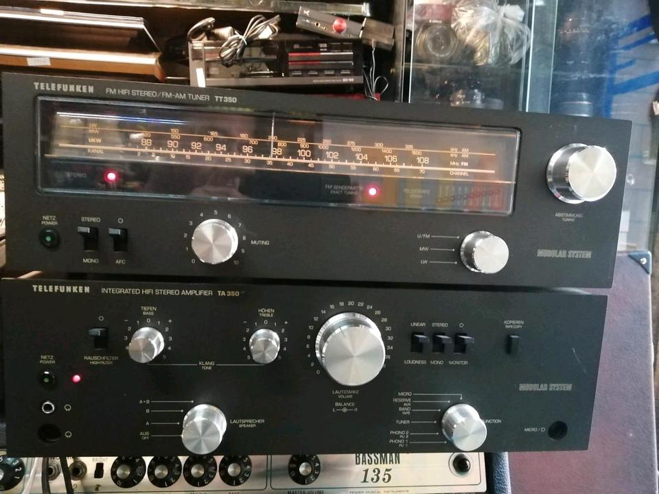 TELEFUNKEN TA-350 Verstärker + TELEFUNKEN TT350 guter Zustand!!!
