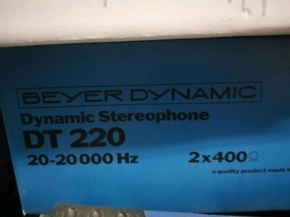 BEYERDYNAMIC DT220, dynamische Kopfhörer, 5poliger Stecker!!