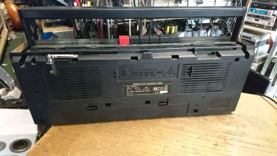 SIEMENS RM831 4 Radio-Cassetten-Recorder, funktioniert