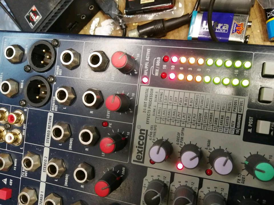 SOUNDCRAFT EFX8, 8-Kanal-Mischpult/Mixer!!!