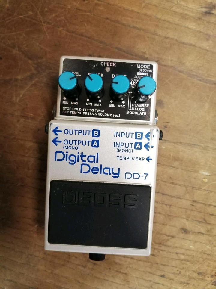 BOSS Digital Delay DD7, Effekt-Gerät, OHNE Adapter!!