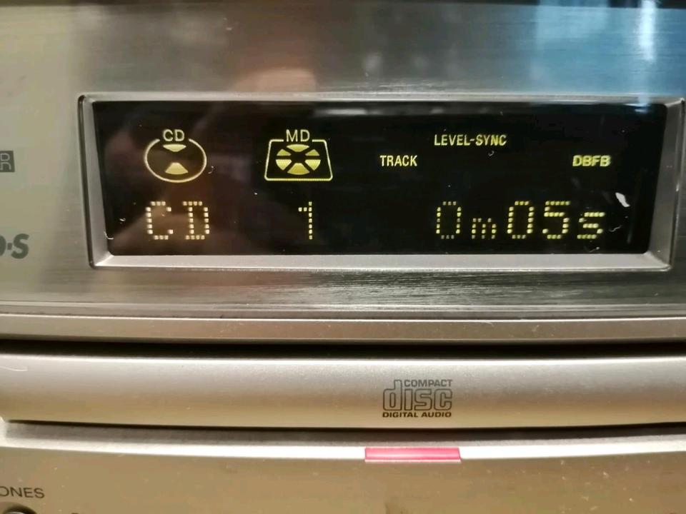 SONY HCD-MD313 CD Receiver und TC-TX333 Cassetten-Deck!!