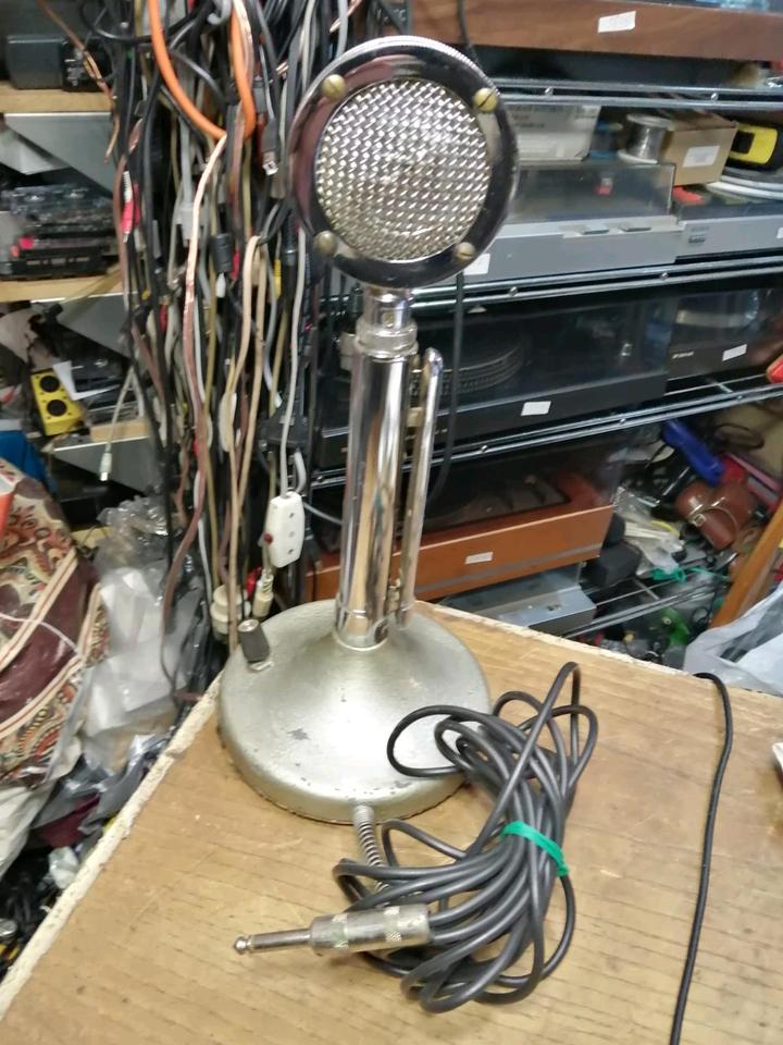 ASTATIC D-104, Tischmikrofon, 6,3 mm Klinkestecker!!