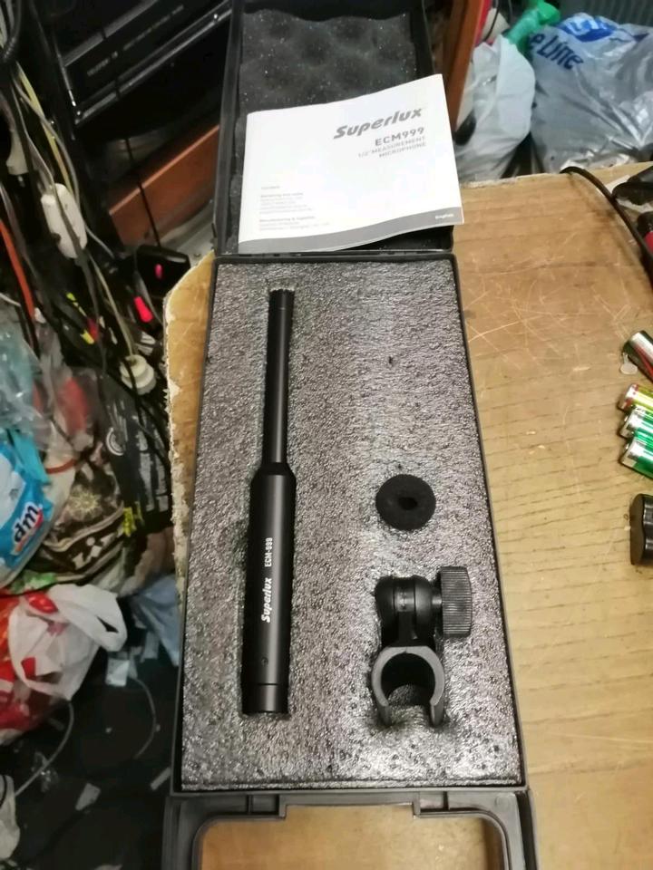 SUPERLUX ECM-999, Kondensator-Mikrofon für Messung, NEU!!!