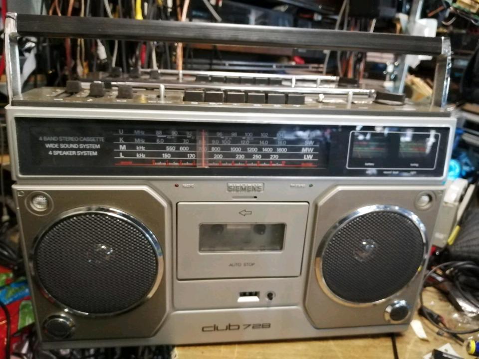 SIEMENS CLUB 722 +SIEMENS CLUB 728, Radio-Cassetten-Recorder!!!