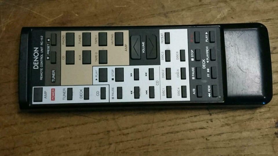 DENON RC-152 Remote Control Unit/Original-Fernbedienung