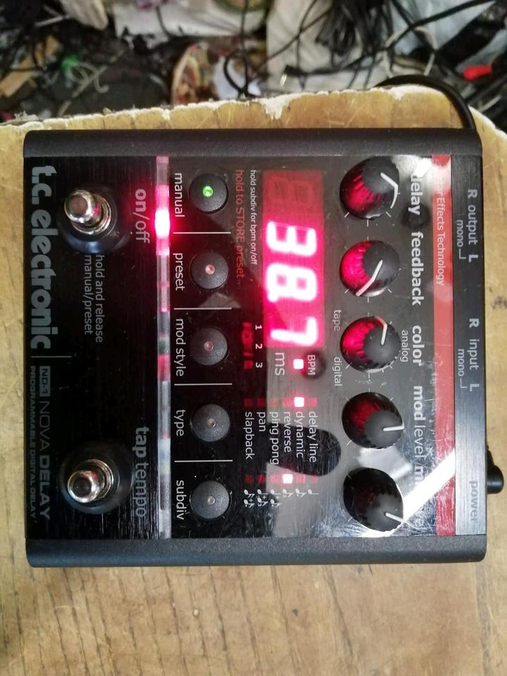 TC ELECTRONIC ND-1 Nova Deleay, Effekt-Pedal für Gitarren!!
