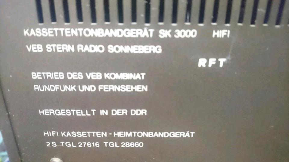 RFT SK 3000, HiFi Cassetten-Deck