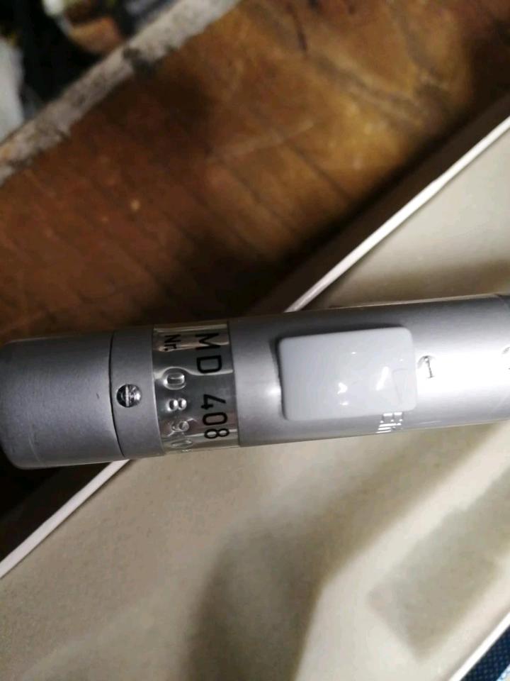 SENNHEISER MD408, dynamisches Mikrofon, Originalkarton und Kabel!