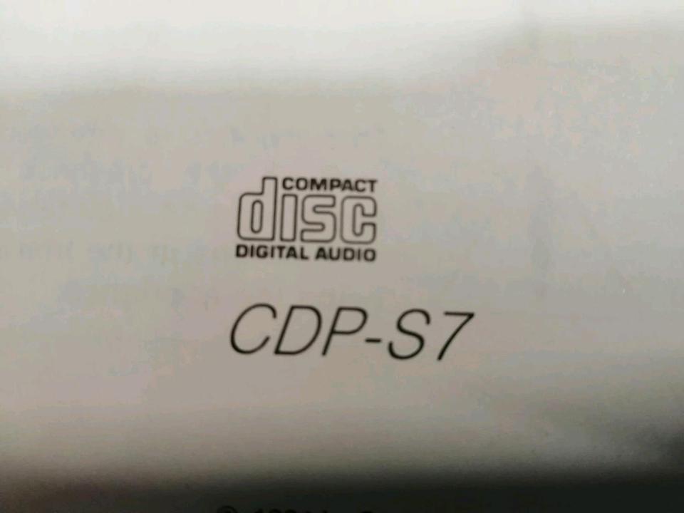 SONY CDP-S7, CD-Player OHNE Fernbedienung!!!