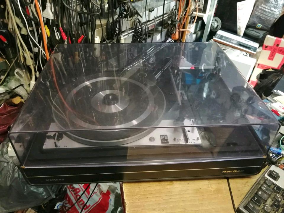 SIEMENS RW546, Plattenspieler + SHURE M75 Type D, guter Zustand!!