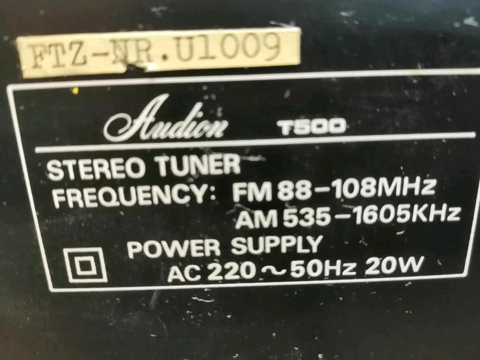 AUDION T500, Stereo Tuner!!