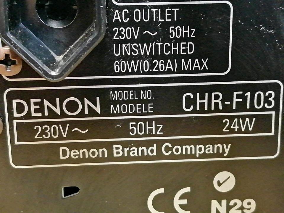 DENON CHR-F103 CD HDD Musik System!!