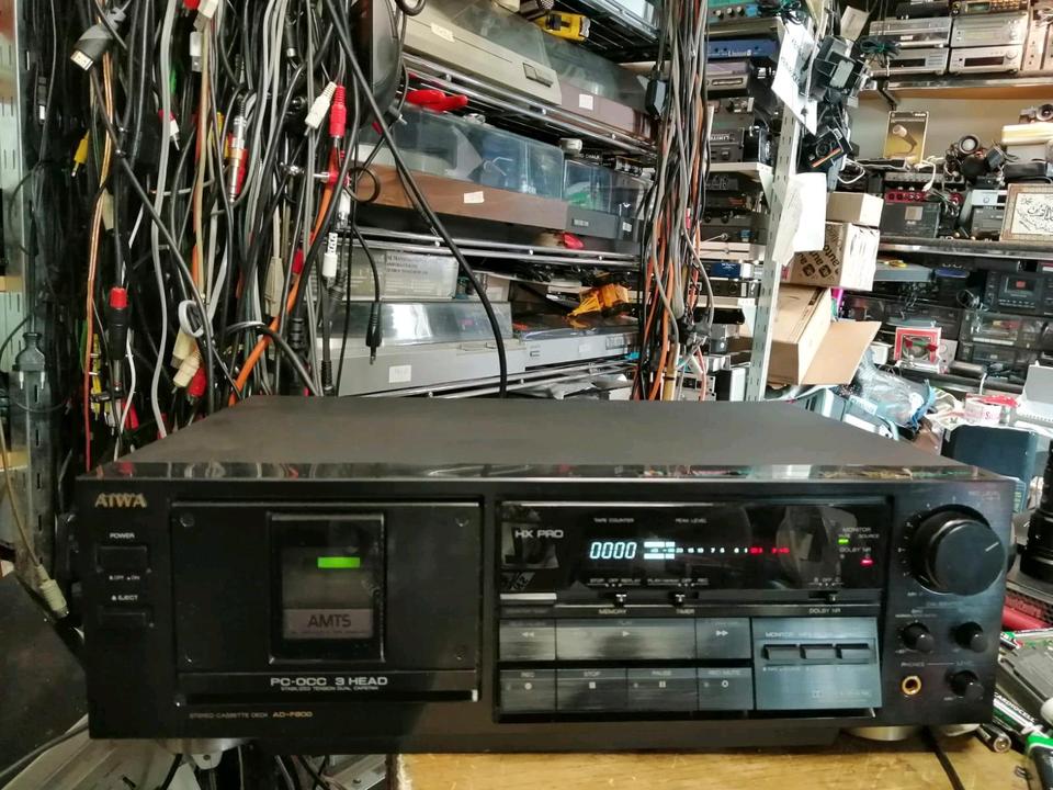 AIWA AD-F800Z, Stereo Cassetten-Deck, etwas DEFEKT!!!