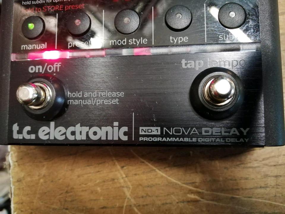 TC ELECTRONIC ND-1 Nova Deleay, Effekt-Pedal für Gitarren!!
