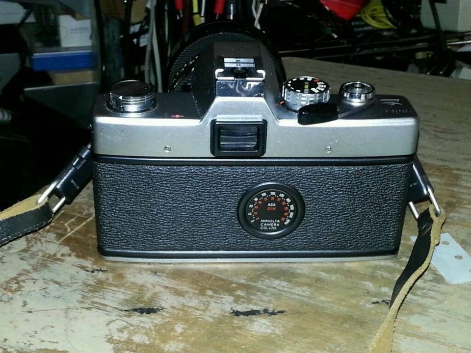 MINOLTA SRT 100X, Camera + Objektiv SOLIGOR 35~105 mm