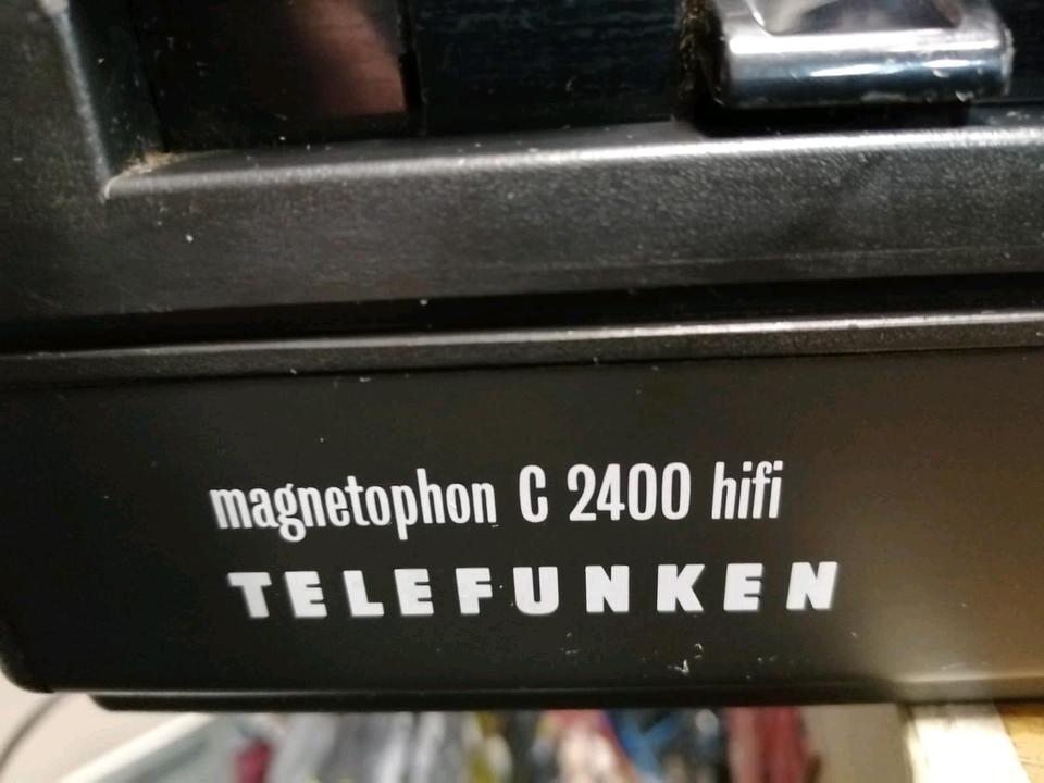 TELEFUNKEN C2400 hifi, Cassetten-Recorder mit Beschreibung!!!