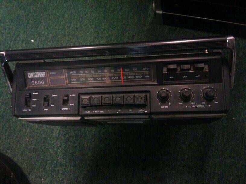 Stereo Radio-Recorder Centcorder 2500, schönes Gerät