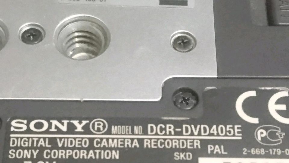 SONY DCR-DVD405E, MiniDVD-Videocamera, mit Zubehör!!