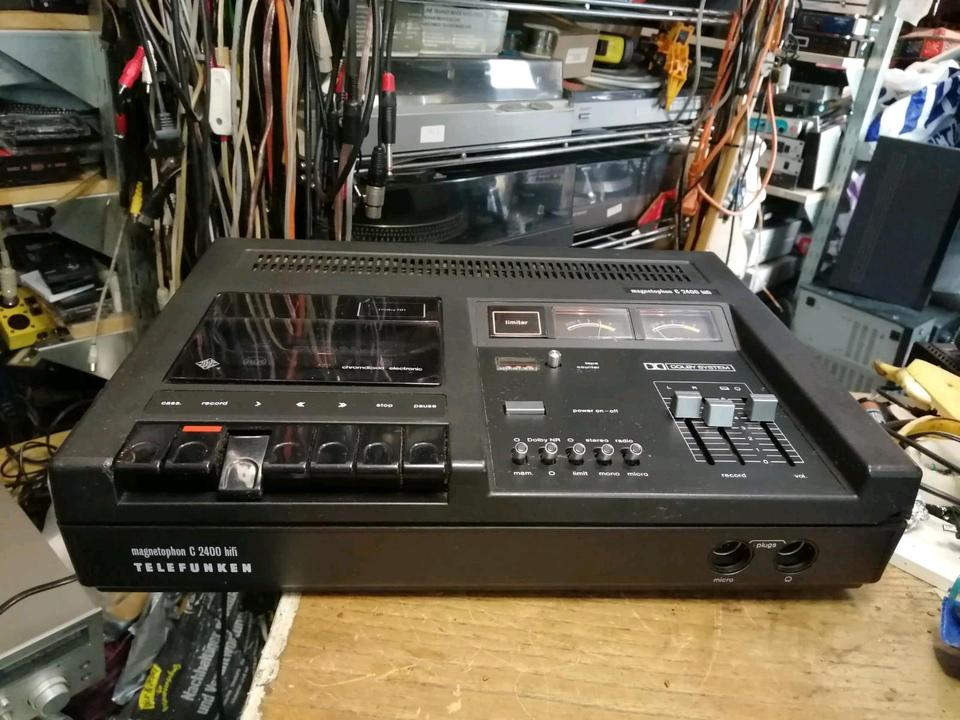 TELEFUNKEN C2400 hifi, Cassetten-Recorder mit Beschreibung!!!