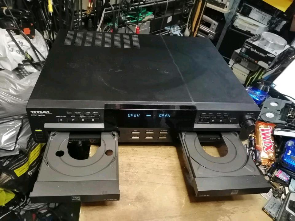 DUAL CDS7100RW, Doppel-CD-Player/Recorder, DEFEKT!!!