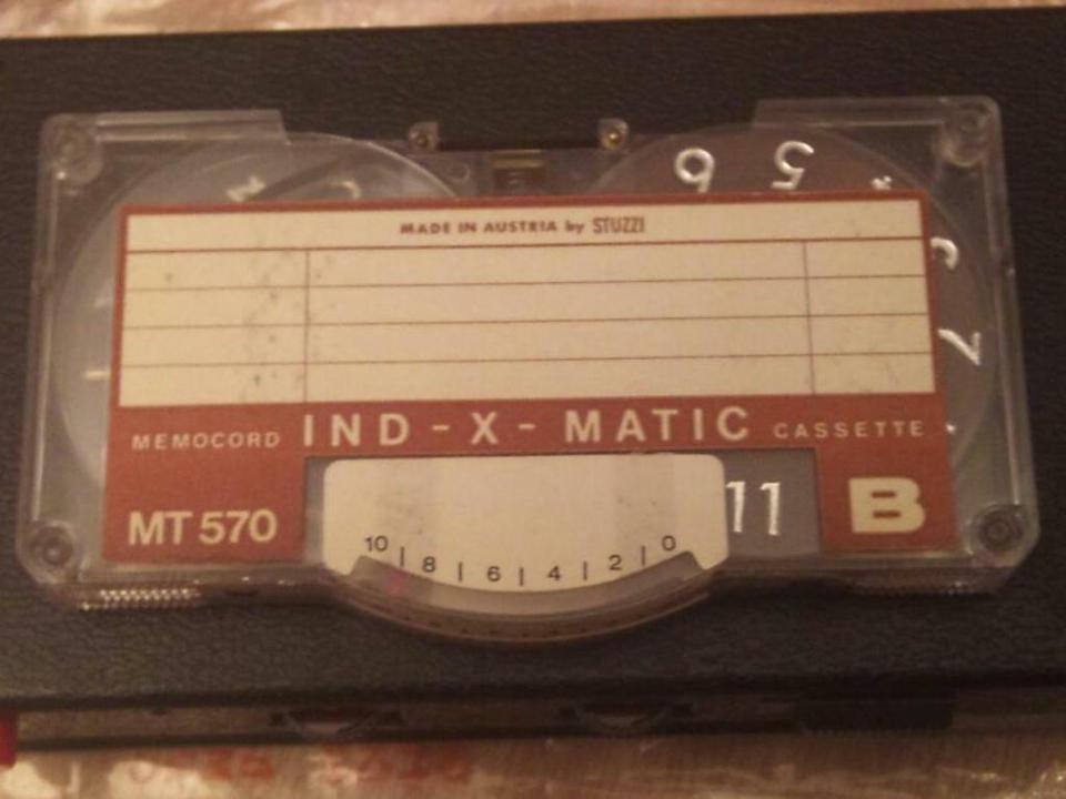 Diktiergerät ASSMANN MEMOCORD K60 mit Cassette MT570