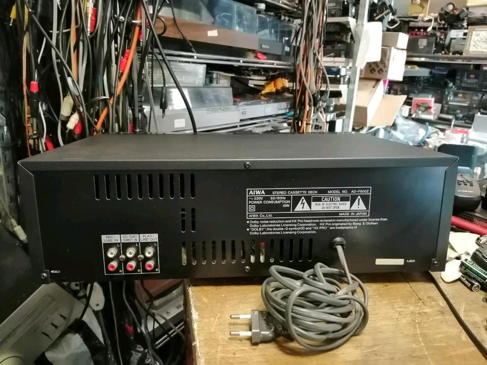 AIWA AD-F800Z, Stereo Cassetten-Deck, etwas DEFEKT!!!