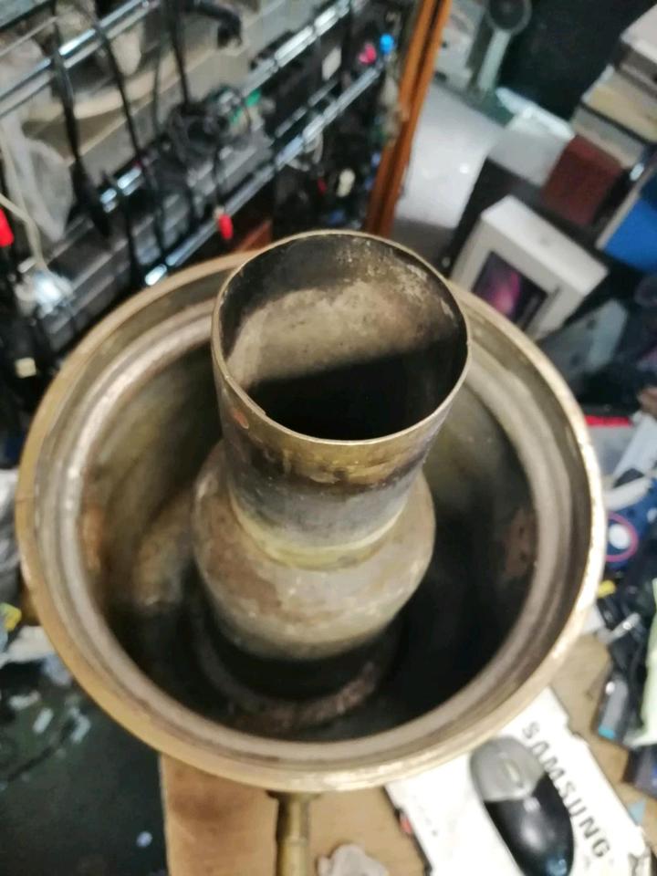 RUSSISCHER SAMOWAR, Holzkohle, Baujahr: 1907, viele Prägungen!!