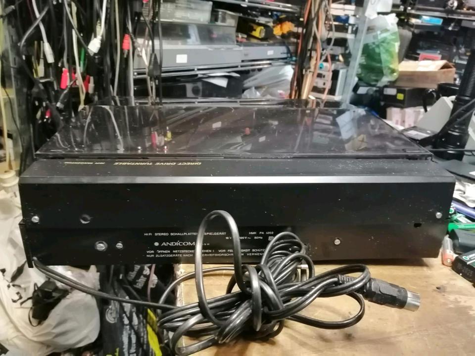 ANDICOM HMK PA 1203, Plattenspieler, DEFEKT!!!