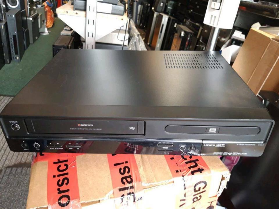 AGFA PHOTO DV 18910R, DVD-Recorder & VHS Kombi Gerät, toll