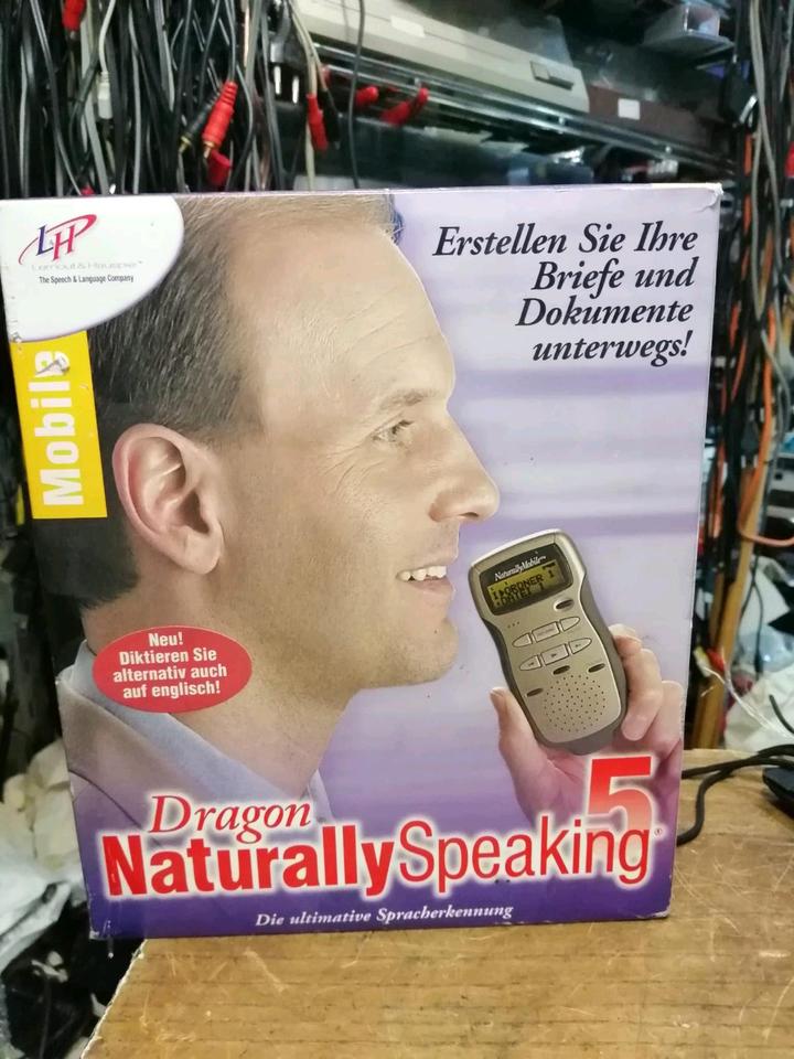 DRAGON Naturally Speaking 5, mobiles Diktiergerät, mit Zubehör!!!