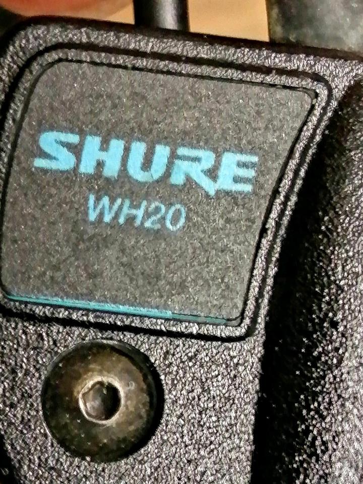 SHURE WH20-XLR, Headset, guter Zustand!!