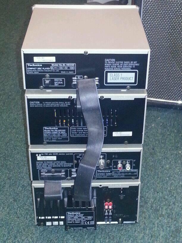 TECHNICS ANLAGE, Verstärker, Cassette, Tuner, CD-Player